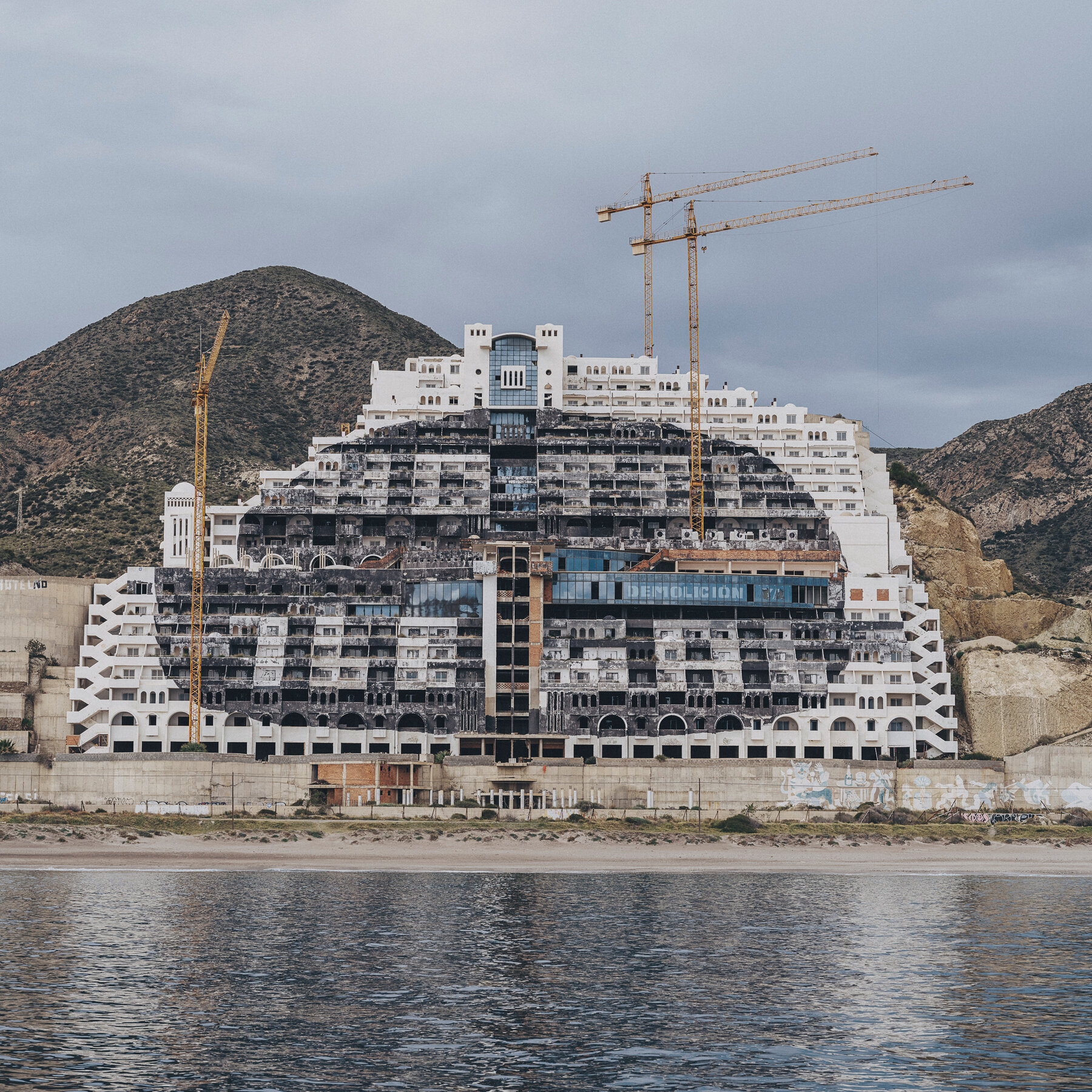 Abandoned Hotel El Algarrobico in Spain