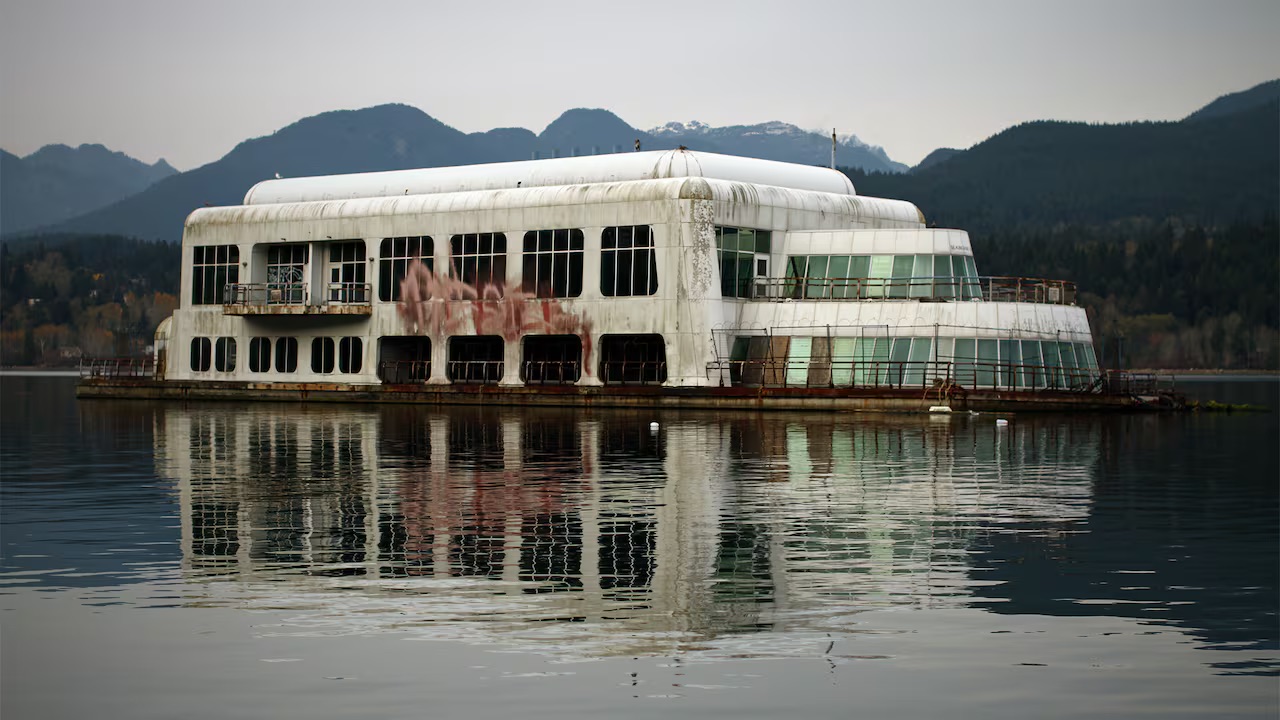Abandonned McBarge in United States