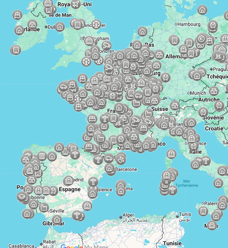 Free Urbex Map France